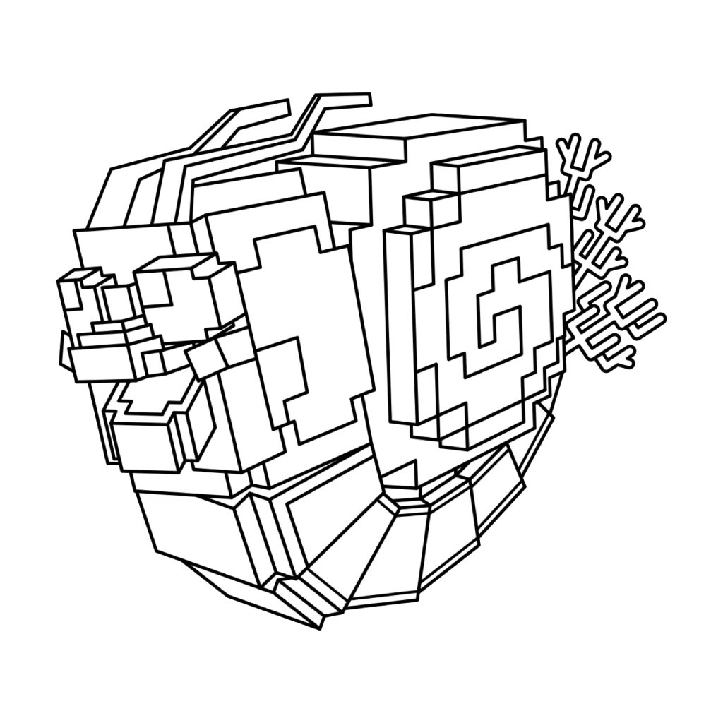 para colorear Tootini Shrimpini