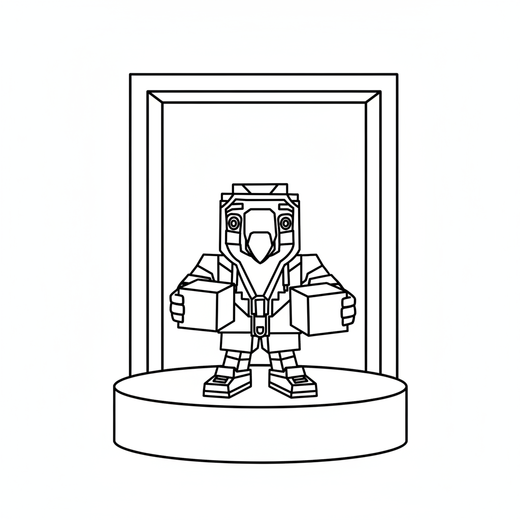 páginas para colorear Tuff Toucan gratis