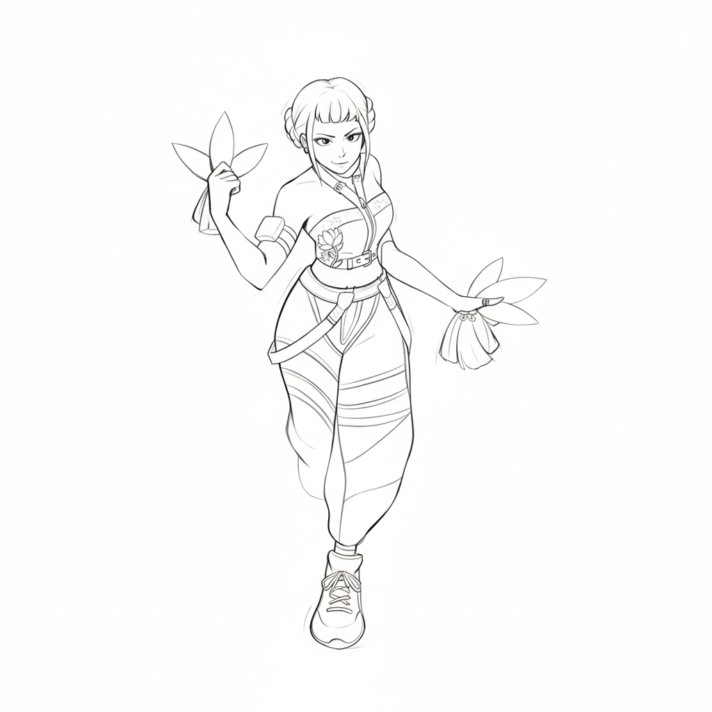 dibujos para colorear Zoey 1