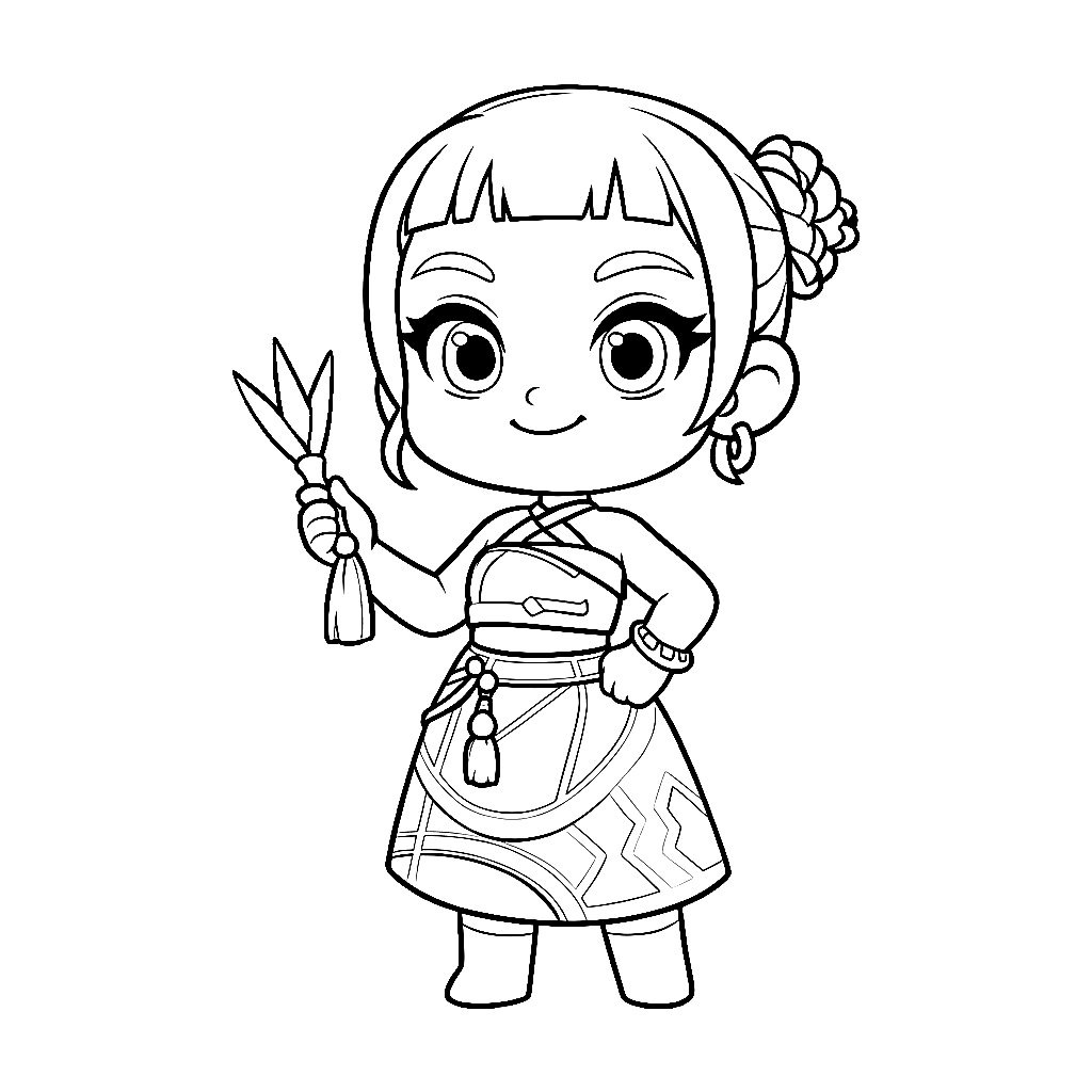 dibujos para colorear Zoey