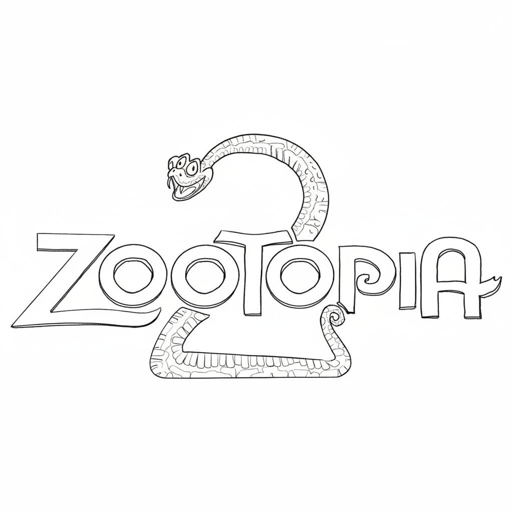 páginas para colorear Zootopia 2