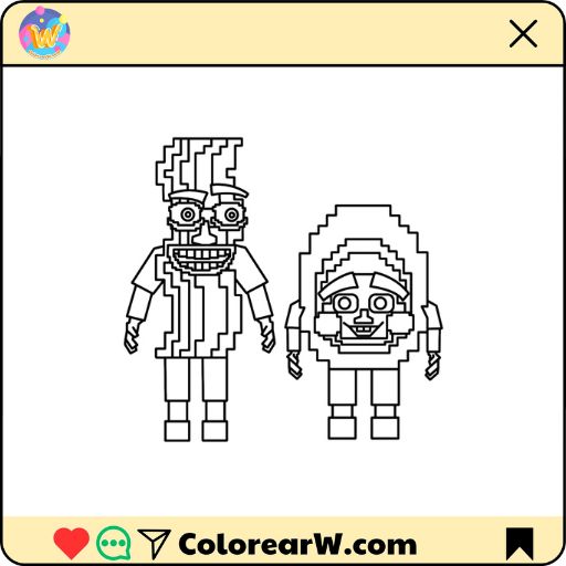 Bacuru and Egguru para colorear thumbnail