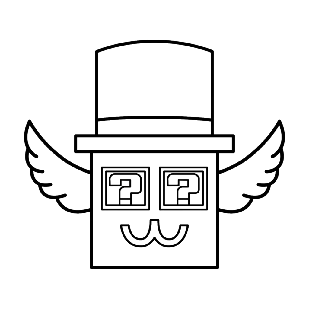 Admin Lucky Block adornos para colorear 1