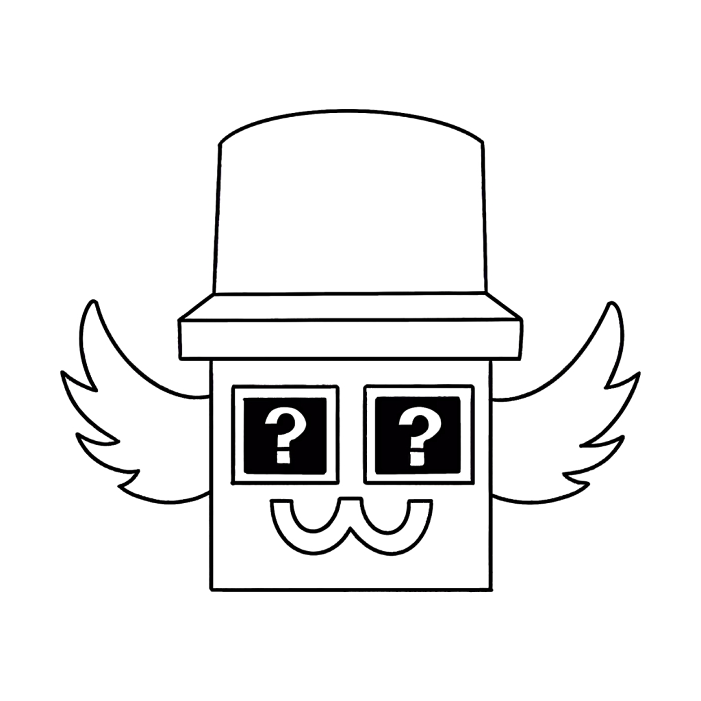 Admin Lucky Block adornos para colorear