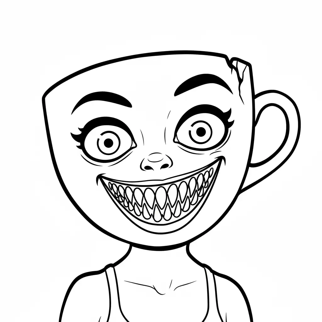 páginas para colorear de preescolar Ballerina Cappucina