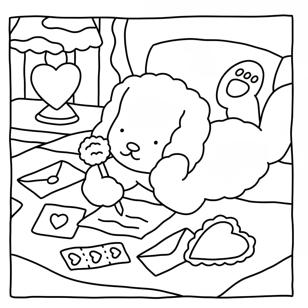 colorear páginas de Bobbie Goods