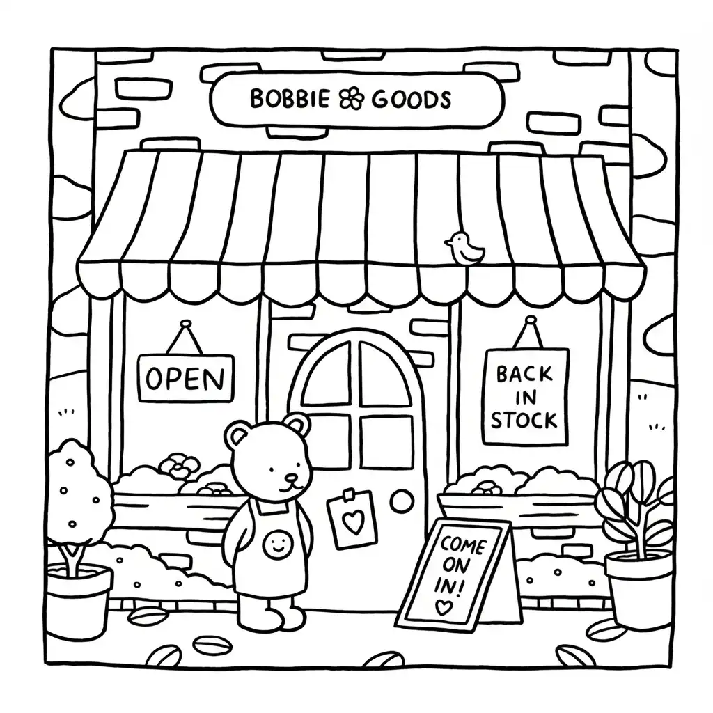 Bobbie Goods páginas para colorear gratis 1