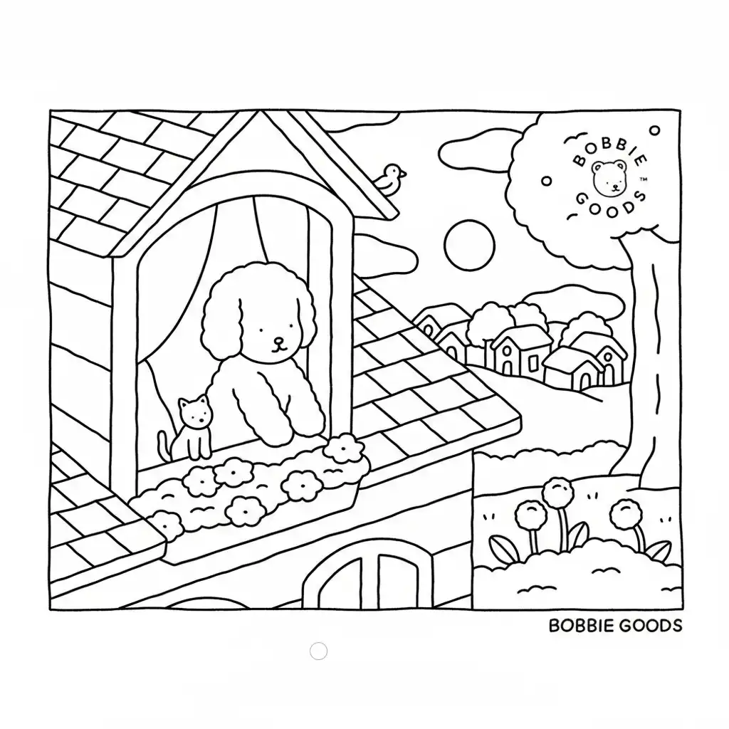 páginas para colorear gratis Bobbie Goods