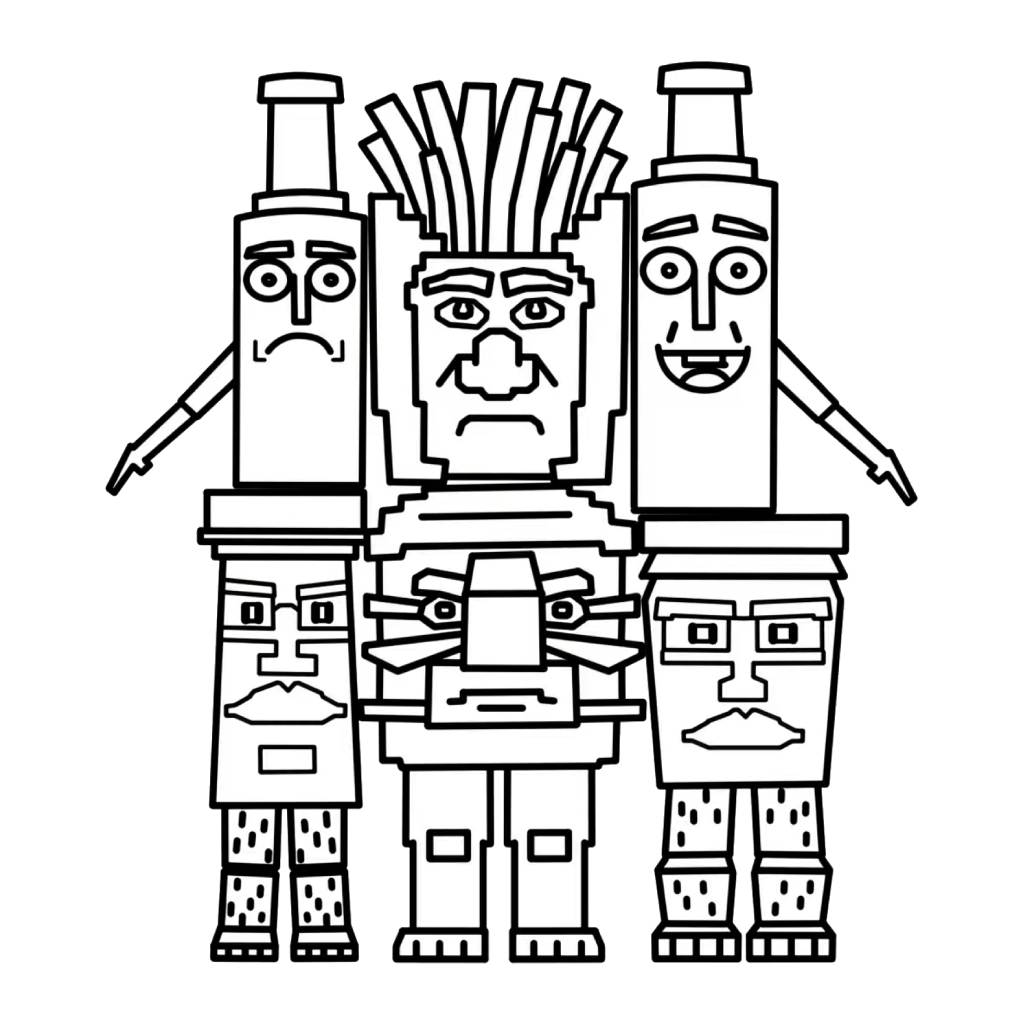 La Food Combinasion páginas para colorear imprimibles