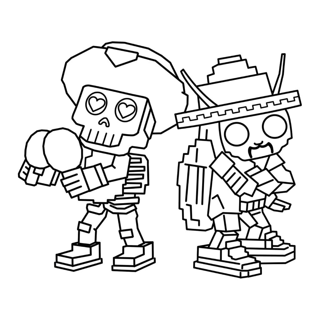 Los Amigos 4 Los Amigos páginas para colorear