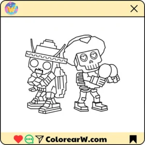 Los Amigos para colorear thumbnail