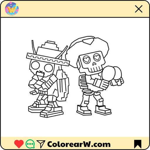 Los Amigos para colorear thumbnail