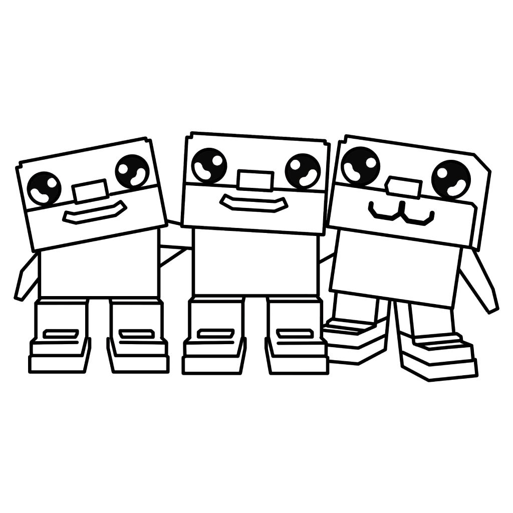 páginas para colorear imprimibles gratis Los Trios