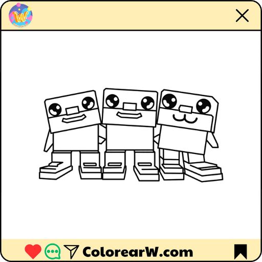 Los Trios para colorear thumbnail