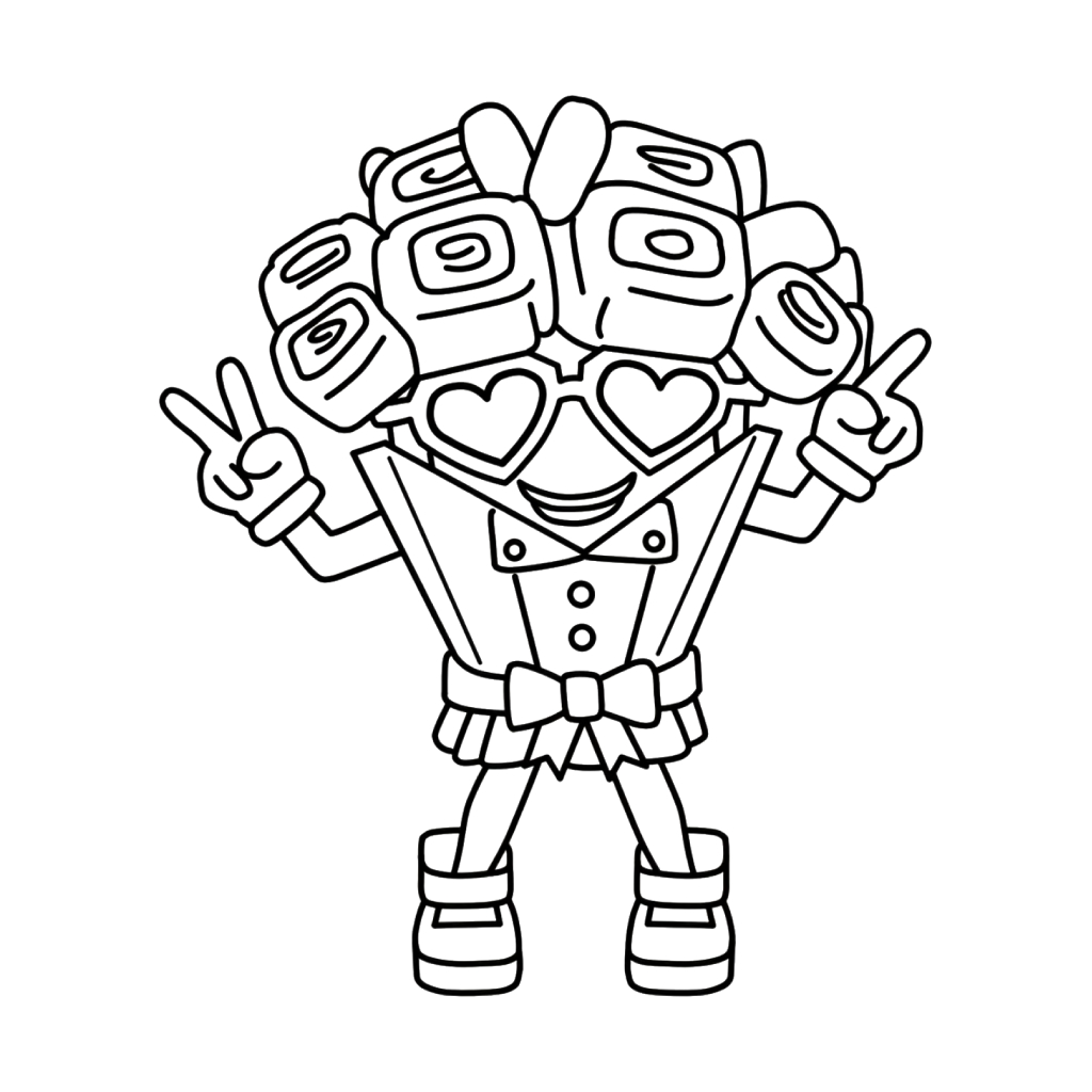 páginas para colorear Lovin Rose imprimibles gratis