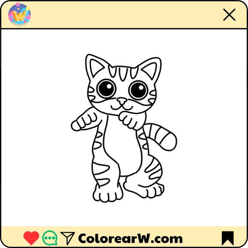 Mi Gatito para colorear thumbnail