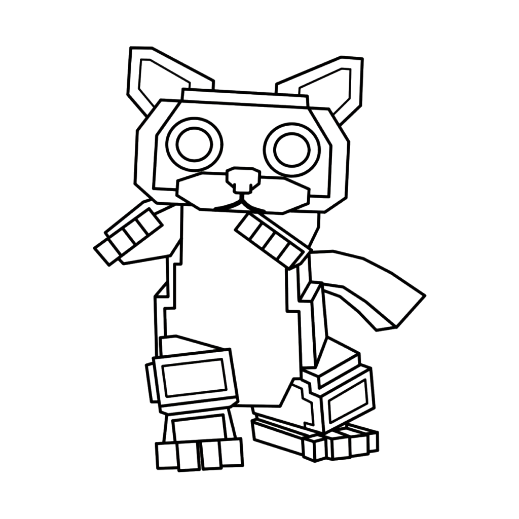 páginas para colorear Mi Gatitos