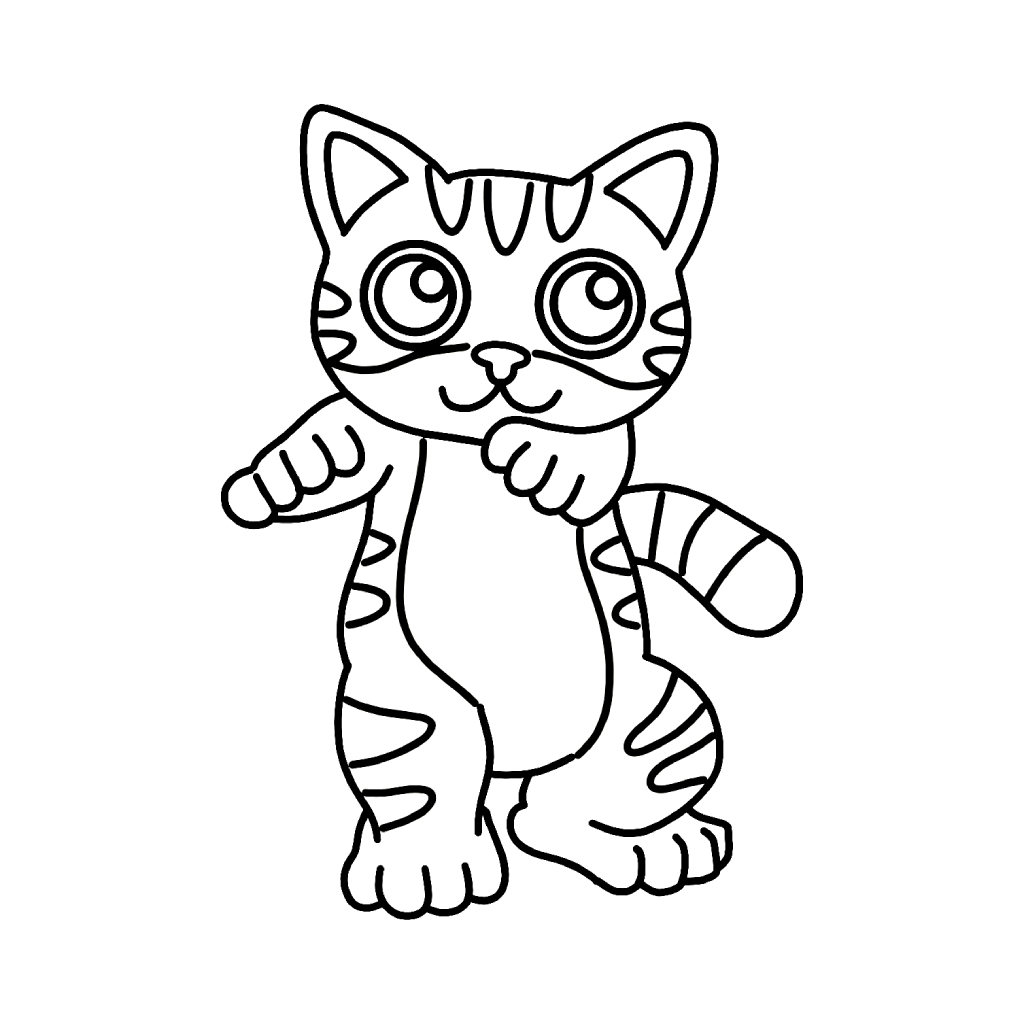 dibujos para colorear Mi Gatitos