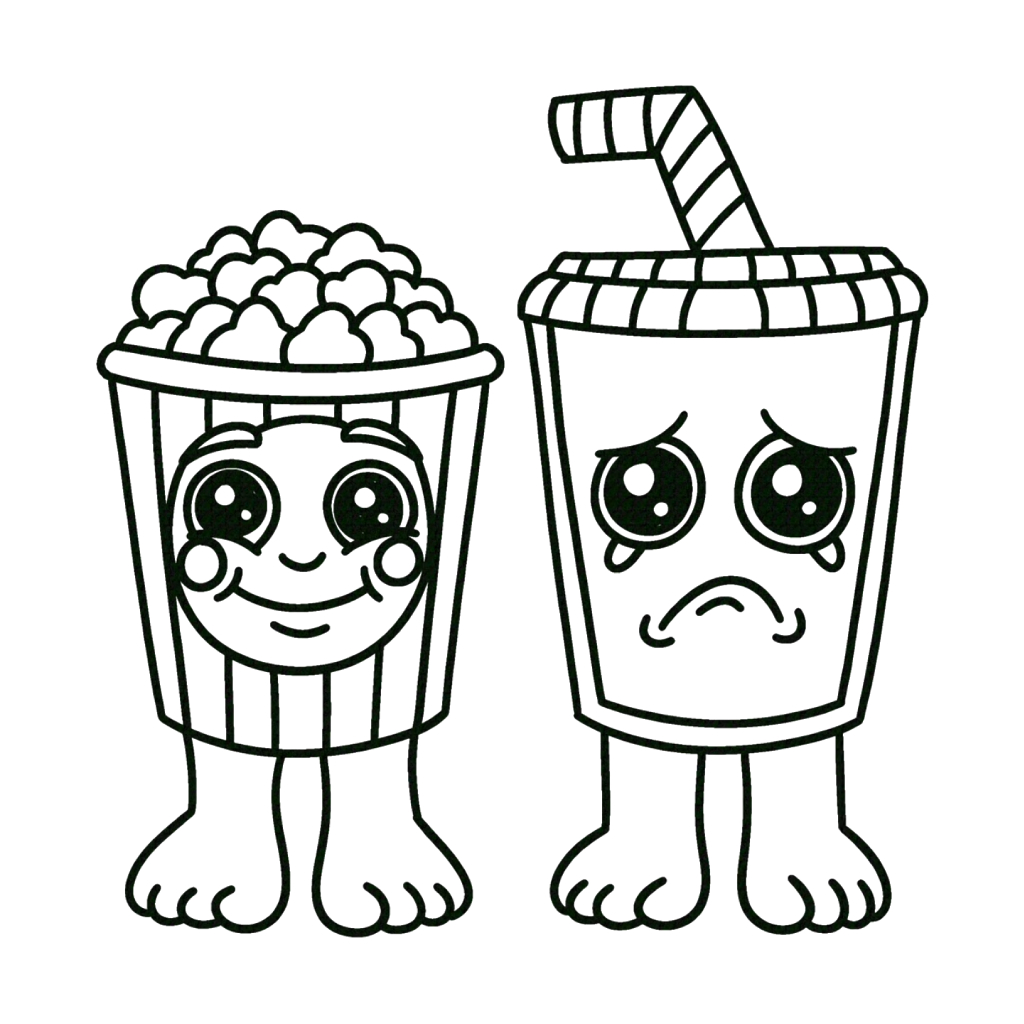 Popcuru and Fizzuru páginas para colorear gratis