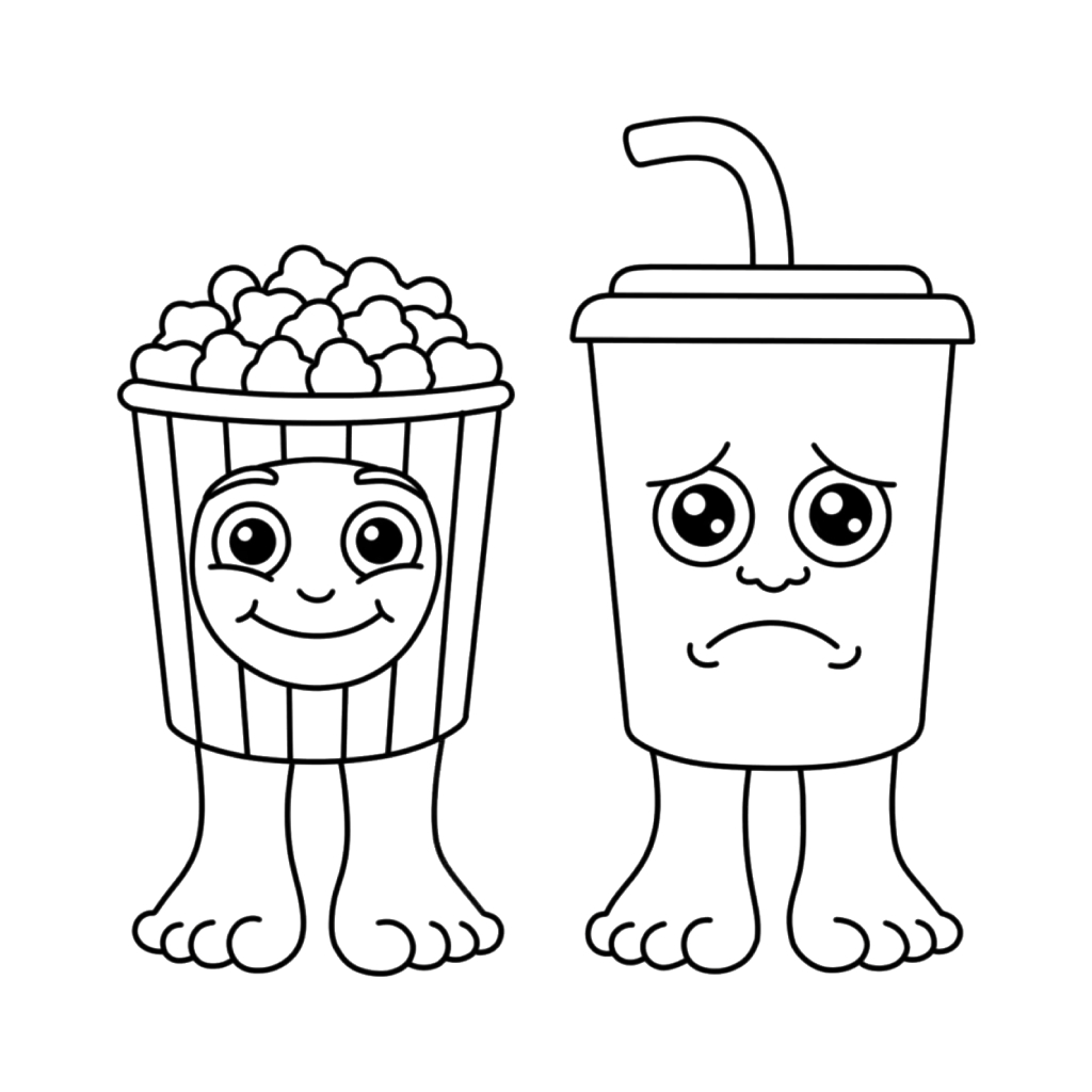 páginas para colorear para Popcuru and Fizzuru