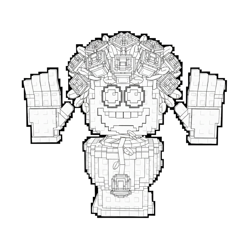 Rosetti Tualetti páginas para colorear fáciles