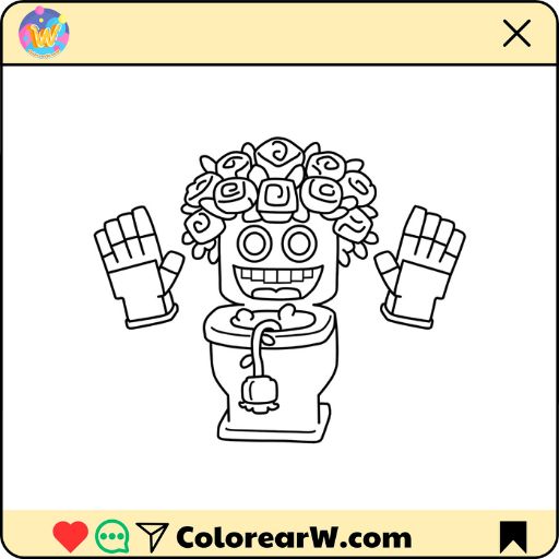 Rosetti Tualetti para colorear thumbnail