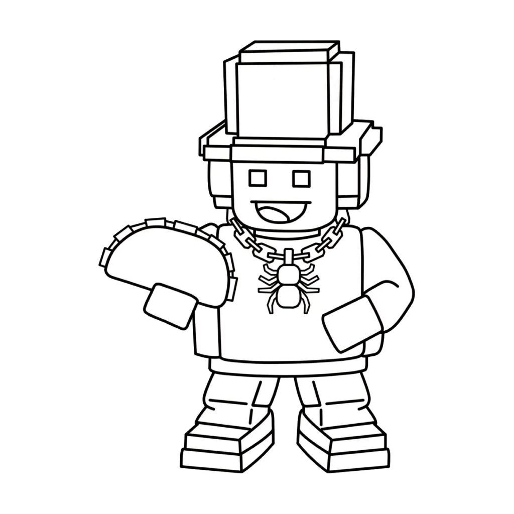 Sammyni Fattini 5 páginas para colorear imprimibles Sammyni Fattini para adultos