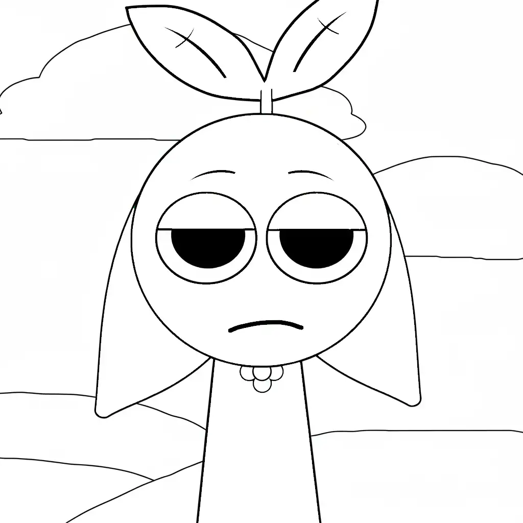 Sprunki páginas para colorear para adultos fáciles