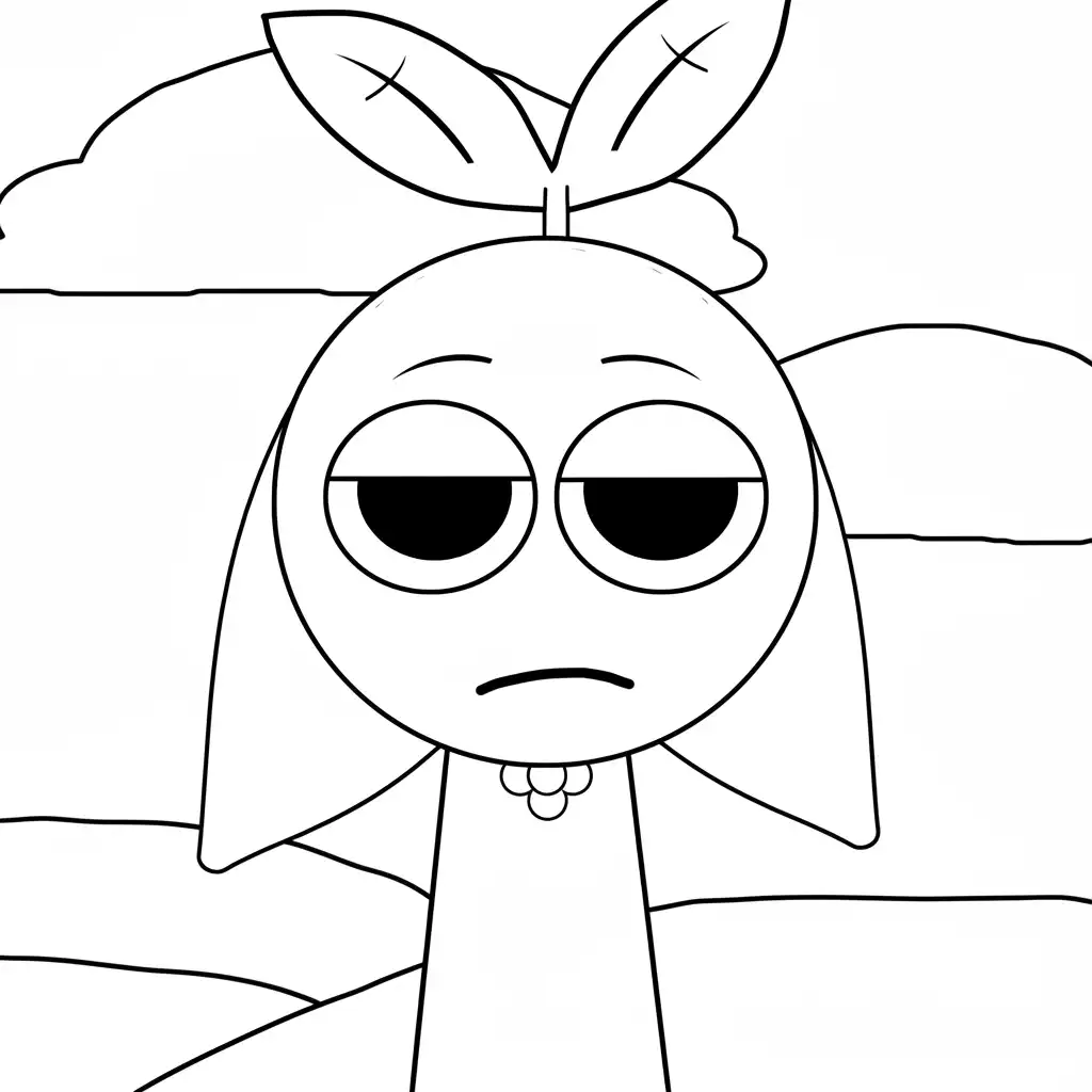 lindas páginas para colorear Sprunki