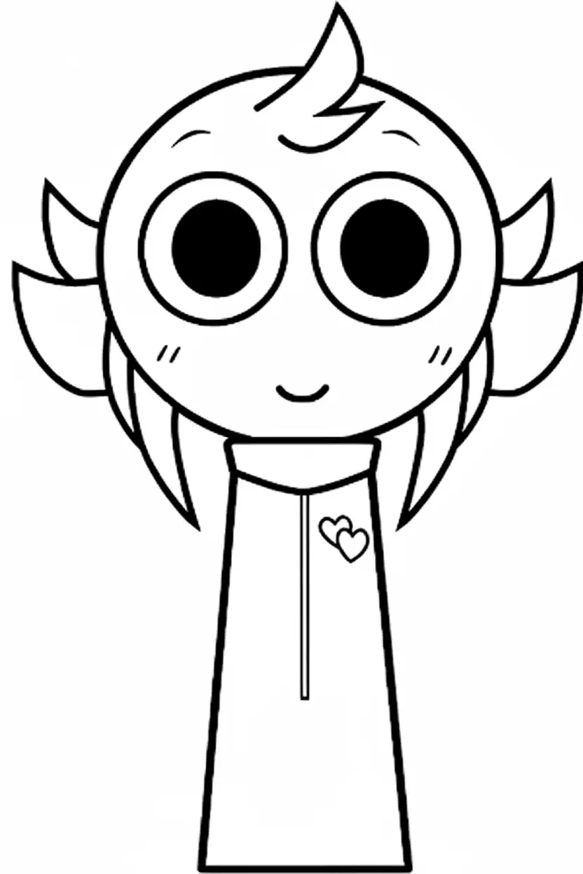 Sprunki páginas para colorear para imprimir gratis