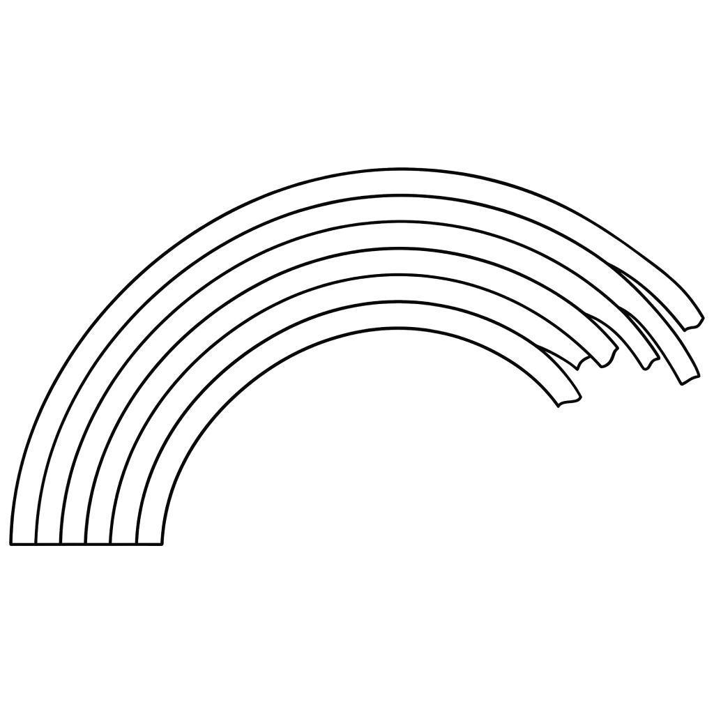 Arcoíris páginas para colorear para adultos 3