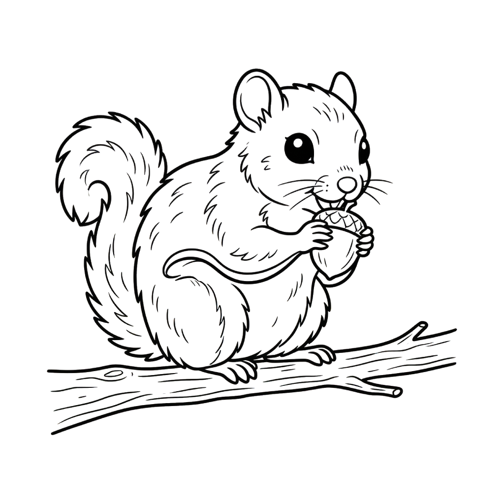 Ardilla voladora páginas para colorear para adultos pdf