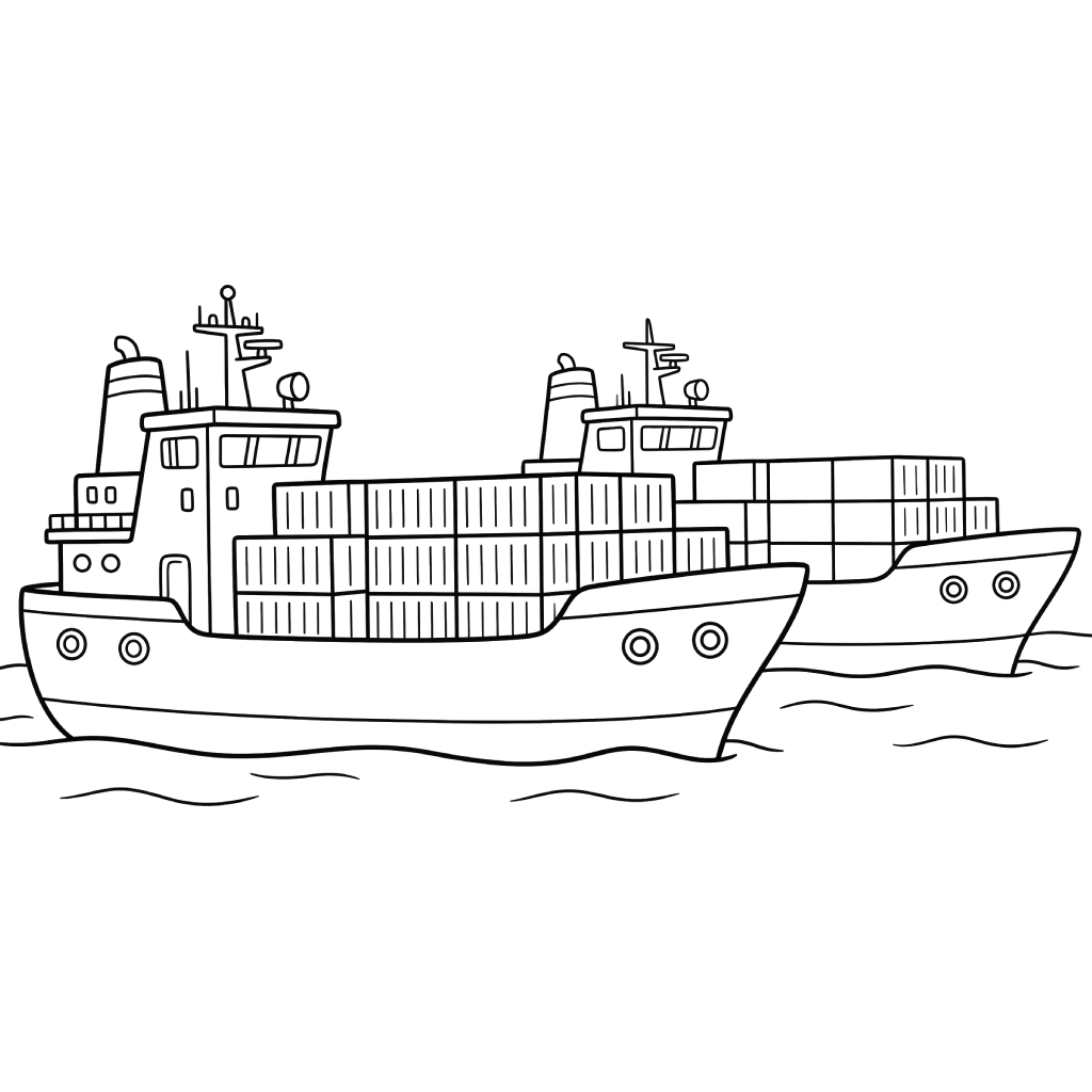 Barco páginas para colorear para imprimir gratis