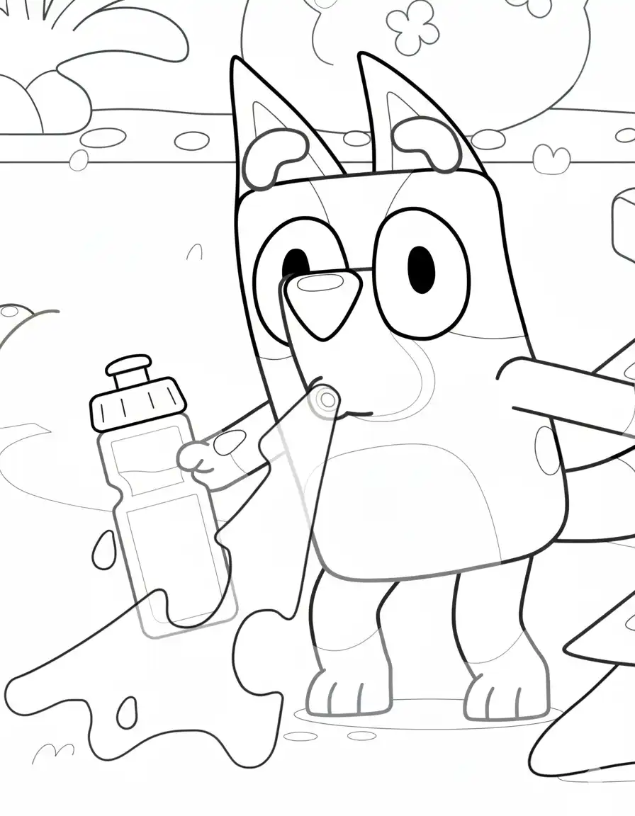 Bluey páginas para colorear para imprimir