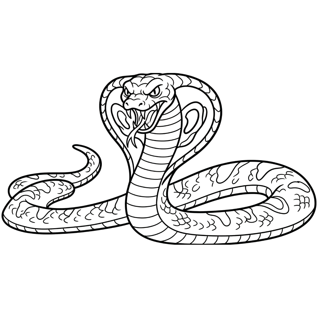 Cobra 14 colorear páginas de Cobra