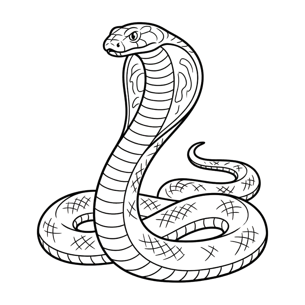 Cobra 15 felices páginas para colorear Cobra 1