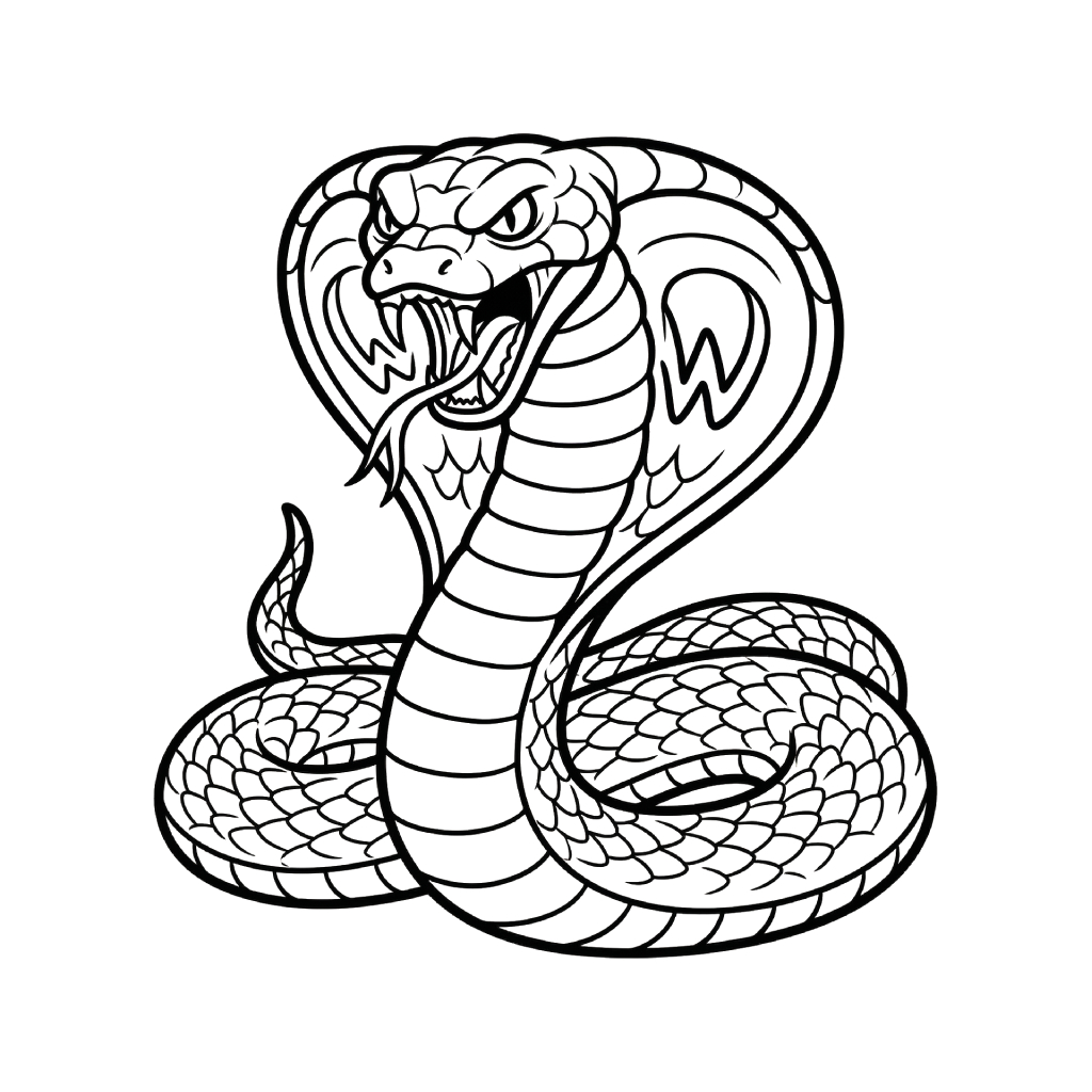 Cobra 2 Cobra páginas para colorear imprimibles