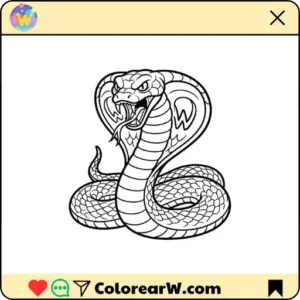 Cobra 24 Cobra para colorear thumbnail