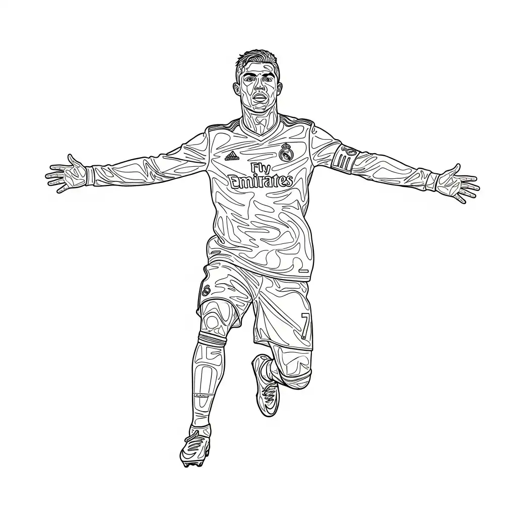 dibujos para colorear grinch Cristiano Ronaldo