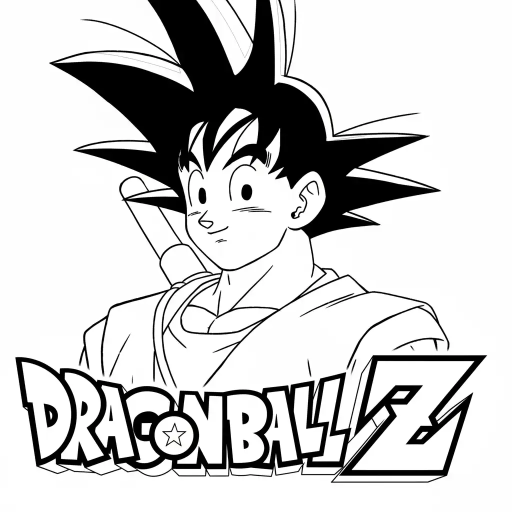 Dragon Ball Z páginas para colorear para adultos 2