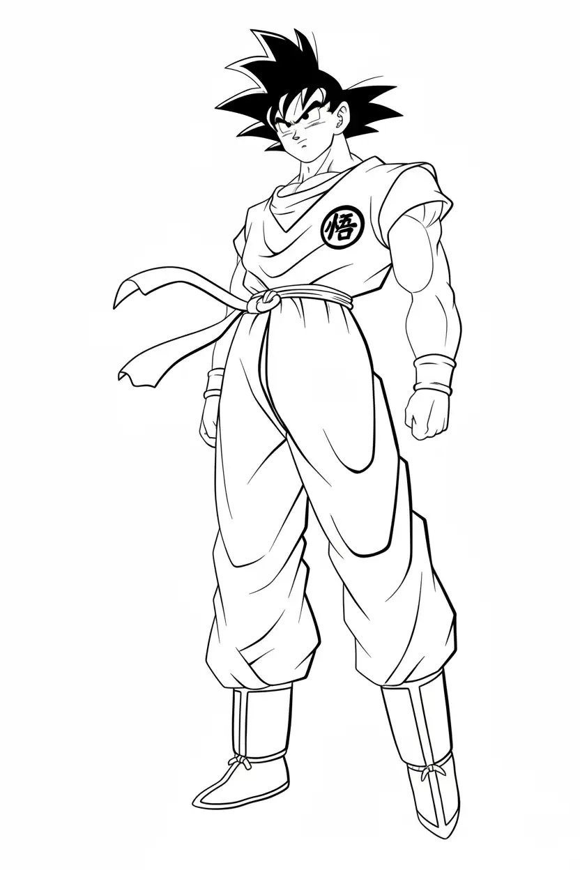 Dragon Ball Z páginas para colorear gratis