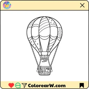 Globo Aerostático para colorear thumbnail