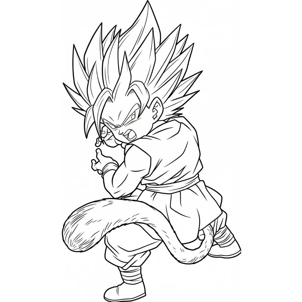 Goku dibujos para colorear grinch