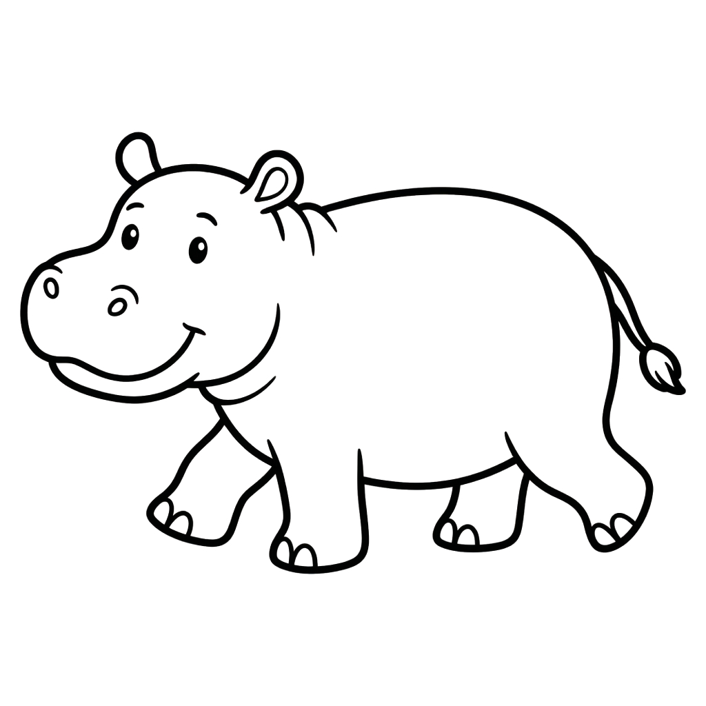 Hippo pages Ausmalbilder pdf