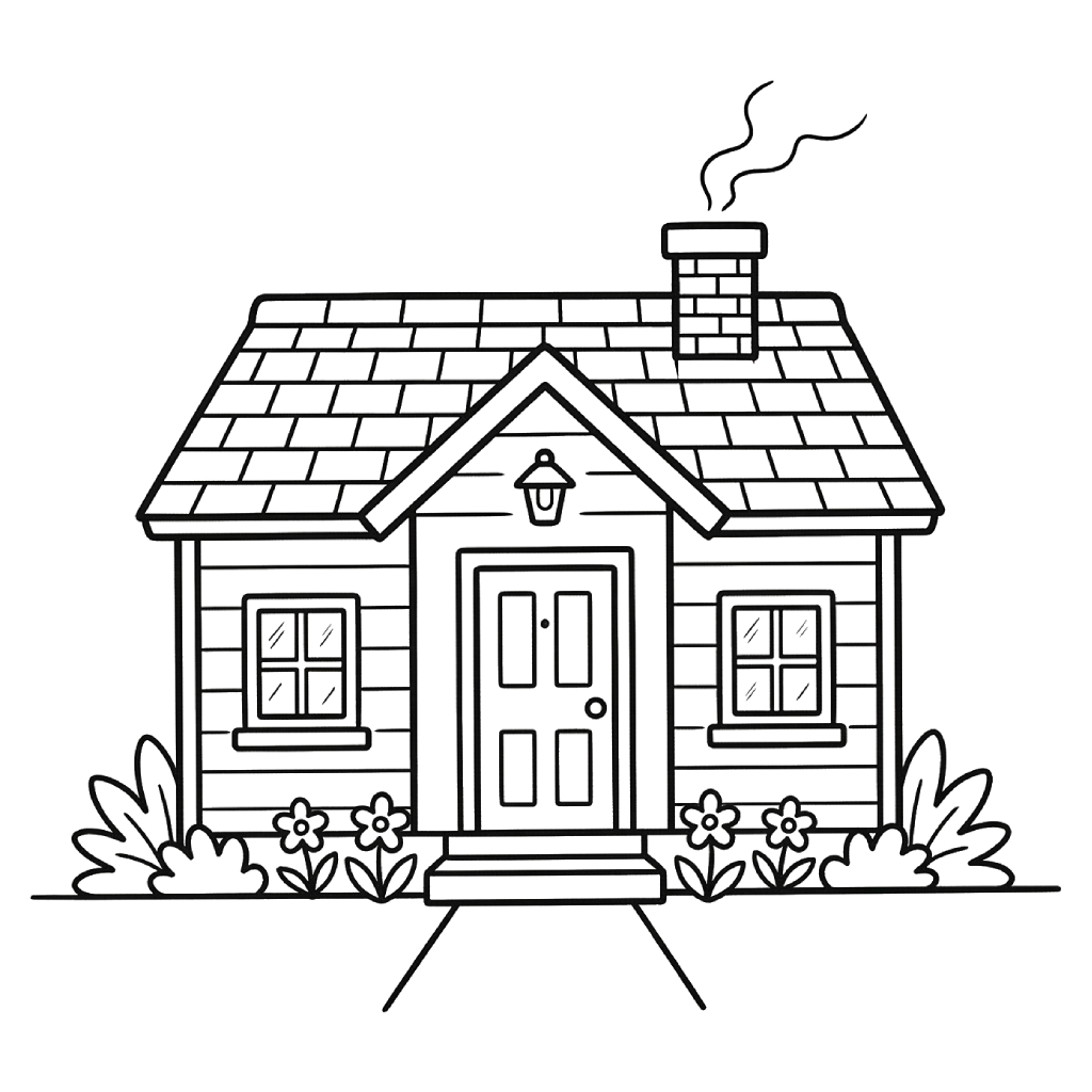 La Casa páginas para colorear para adultos pdf