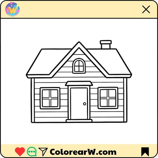 La Casa para colorear thumbnail