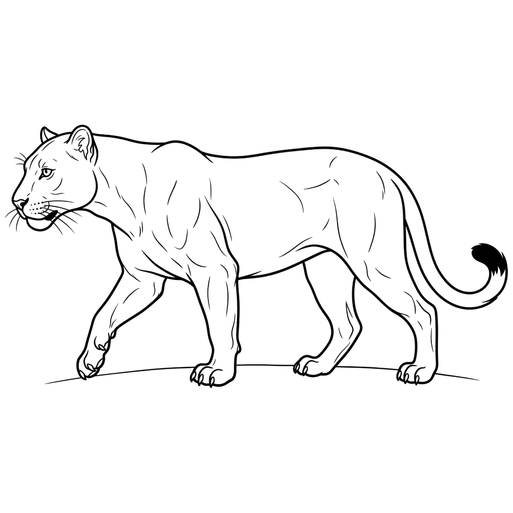 dibujos para colorear Leopardo