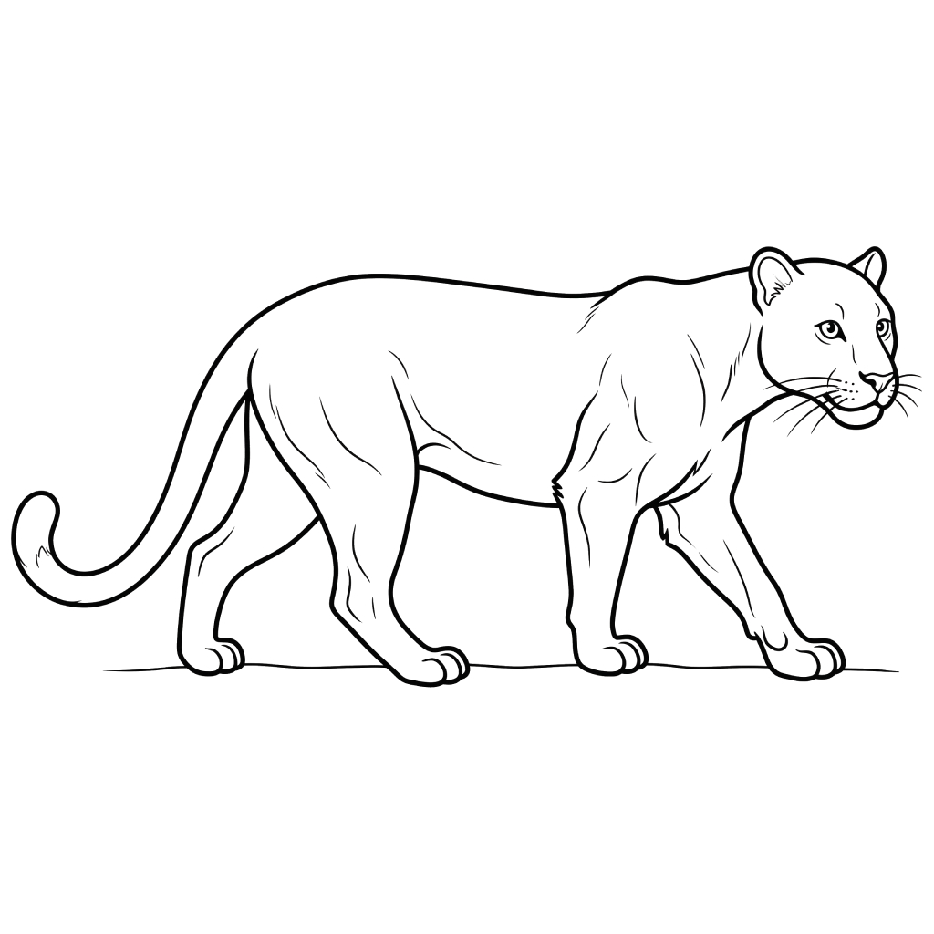 páginas para colorear detalladas de Leopardo para adultos