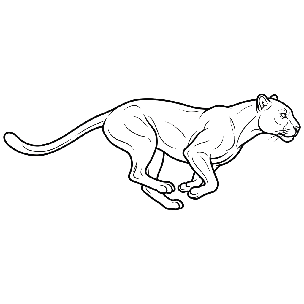 páginas para colorear gratis Leopardo