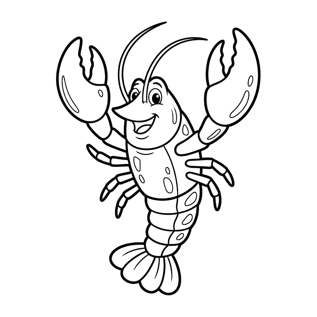 para colorear Lobster